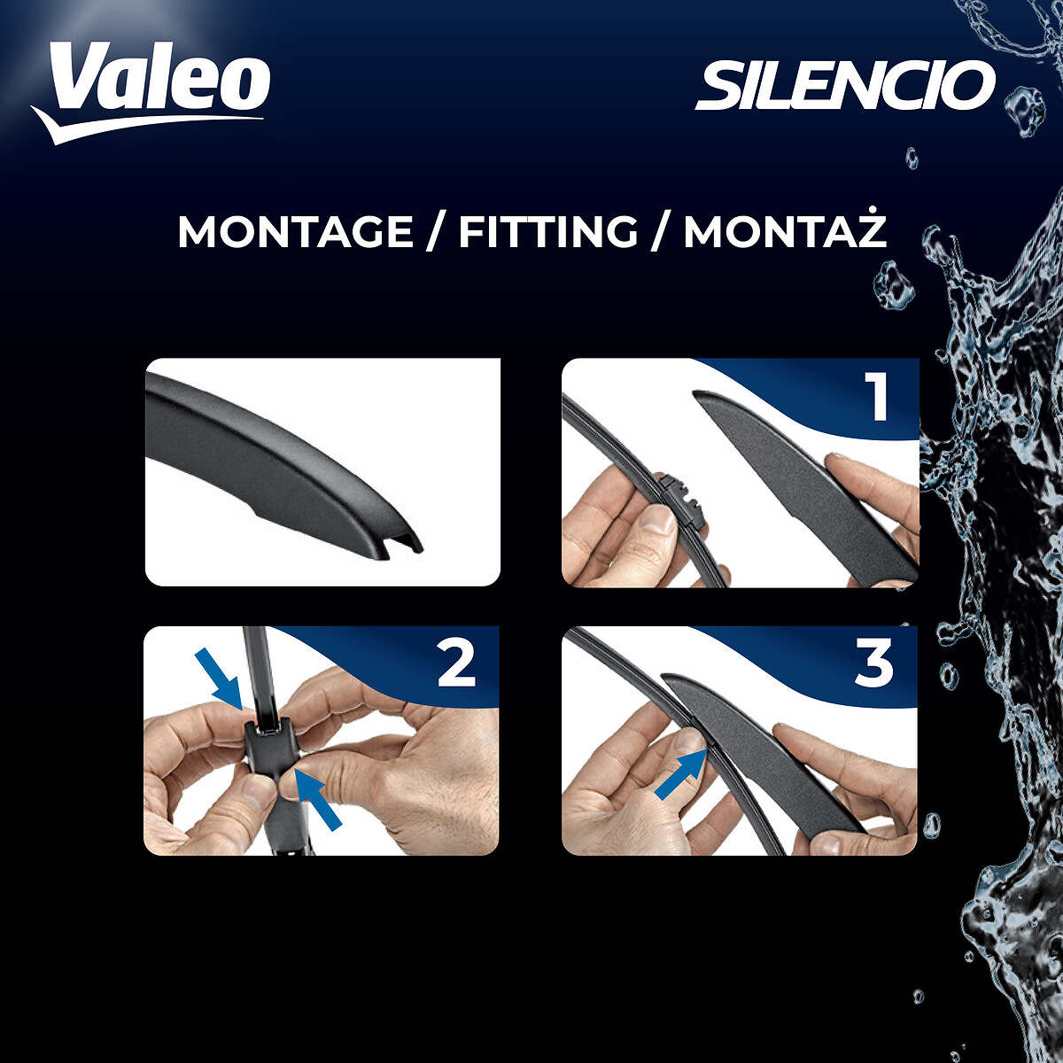 SILENCIO WIPER REAR LHD RHD VR290 X1